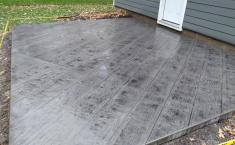 Otten Project Wood Plank Stamped Concrete
